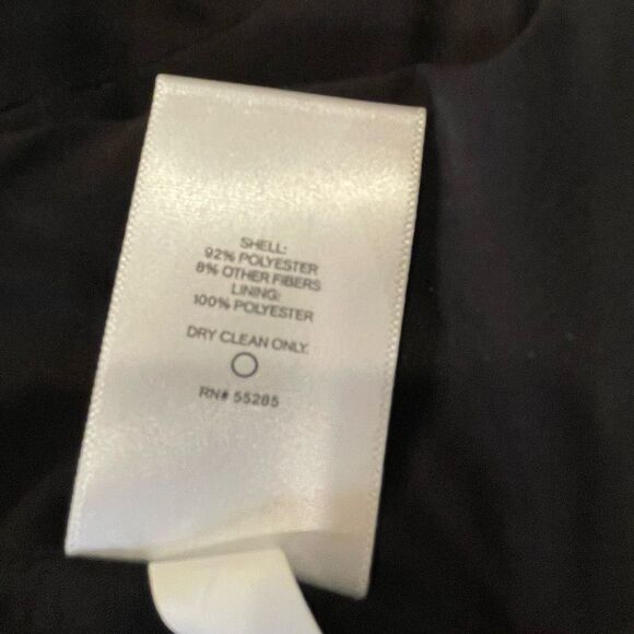 Express Metallic Plaid Tweed Jacket with Gold Chain Detail Classic Old Money-S - Picture 9 of 12